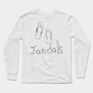 Jandals Long Sleeve T-Shirt